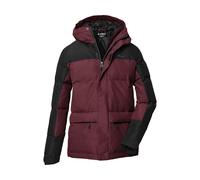 killtec Jungen Steppjacke mit Kapuze/Winterjacke ist wasserabweisend KOW 156 BYS QLTD JCKT, tiefrot, 140, 40912-000