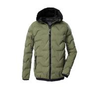 Steppjacke KILLTEC "KOW 229 BYS QLTD JCKT", Jungen, Gr. 164, olivgrün, Obermaterial: 100% Polyester;Futter: 100% Polyester;Füllung: 100% Polyester, Jacken Steppjacke, Winddichte, wasserabweisende Kind