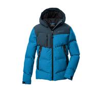Steppjacke KILLTEC "KOW 230 BYS QLTD JCKT", Jungen, Gr. 116, azur, Obermaterial: 100% Polyester;Futter: 100% Polyester;Füllung: 100% Polyester, Jacken Steppjacke, Winddichte, wasserabweisende Kinderja