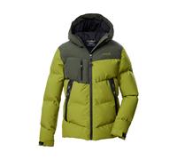 Steppjacke KILLTEC "KOW 230 BYS QLTD JCKT", Jungen, Gr. 140, grün (khaki), Obermaterial: 100% Polyester.Futter: 100% Polyester.Füllung: 100% Polyester, Jacken Steppjacke, Winddichte, wasserabweisende