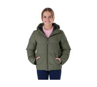 Steppjacke KILLTEC "KOW 357 GRLS QLTD JCKT", Jungen, Gr. 176, grün, Obermaterial: 100% Polyester;Futter: 100% Polyester;Füllung: 100% Polyester, Jacken Steppjacke, Wasserabweisende Mädchenjacke mit Ka