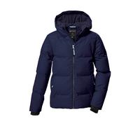 Steppjacke KILLTEC "KOW 357 GRLS QLTD JCKT", Mädchen, Gr. 152, blau (navy), Oberstoff: 100% Polyester, Futter: 100% Polyester, Wattierung: 100% Polyester, Jacken Steppjacke, Wasserabweisende Mädchenja