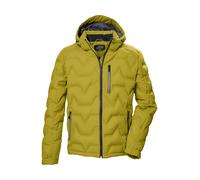 Steppjacke KILLTEC "KOW 60 MN QLTD JCKT", Herren, Gr. M, gelb (grüngelb), Obermaterial: 100% Polyester.Futter: 100% Polyester.Füllung: 100% Polyester, Jacken Steppjacke, Wasser- und windabweisend, atm
