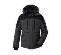 Steppjacke KILLTEC "KOW 88 MN QLTD JCKT", Herren, Gr. 3XL, grau (stahlgrau), Obermaterial: 100% Polyester;Futter: 100% Polyester;Füllung: 100% Polyester, Jacken Steppjacke, Wasserabweisende, atmungsak