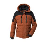Steppjacke KILLTEC "KOW 88 MN QLTD JCKT", Herren, Gr. M, kupfer, Obermaterial: 100% Polyester;Futter: 100% Polyester;Füllung: 100% Polyester, Jacken Steppjacke, Wasserabweisende, atmungsaktive Steppja