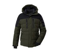 Steppjacke KILLTEC "KOW 88 MN QLTD JCKT", Herren, Gr. XL, grün (olivgrün), Obermaterial: 100% Polyester;Futter: 100% Polyester;Füllung: 100% Polyester, Jacken Steppjacke, Wasserabweisende, atmungsakti