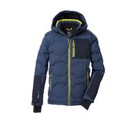 Steppjacke KILLTEC "KSW 203 BYS QLTD JCKT", Jungen, Gr. 152, blau (nachtblau), Obermaterial: 100% Polyester;Futter: 100% Polyester;Füllung: 100% Polyester, Jacken Steppjacke, Winddichte Kinderjacke mi