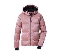 Steppjacke KILLTEC "KSW 210 GRLS QLTD JCKT", Jungen, Gr. 164, rosa (pink), Obermaterial: 100% Polyamid;Futter: 100% Polyester;Füllung: 100% Polyester, Jacken Steppjacke, Metallische Optik, wasserabwei