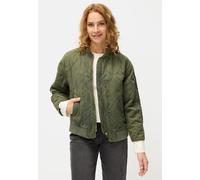 Steppjacke LASCANA, Damen, Gr. 40, khaki, Web, Obermaterial: 100% Baumwolle. Futter: 100% Baumwolle, unifarben, figurumspielend hüftbedeckend, Rundhals, Jacken, in modischer Optik mit Taschen, Bomber-