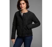 Steppjacke LAURA SCOTT, Damen, Gr. 46, schwarz, Web, Obermaterial: 100% Polyester. Futter: 100% Polyester. Wattierung: 100% Polyester, unifarben, lässig geschnitten hüftlang, Rundhals, eingefasste Kan