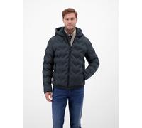 Steppjacke LERROS, Herren, Gr. L, blau night, Web, Obermaterial: 100% Polyester, unifarben, normal hüftbedeckend, Rundhals, Jacken Steppjacke, mit Kapuze und Kordelzug (86040012-L)