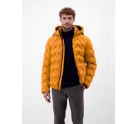 Steppjacke LERROS, Herren, Gr. L, pumpkin orange, Web, Obermaterial: 100% Polyester, unifarben, normal hüftbedeckend, Rundhals, Jacken Steppjacke, mit Kapuze und Kordelzug (97703724-L) pumpkin orange