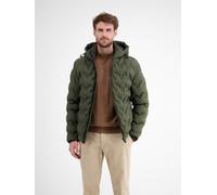Steppjacke LERROS, Herren, Gr. M, grün (original olive), Web, Obermaterial: 100% Polyester, unifarben, normal hüftbedeckend, Rundhals, Jacken Steppjacke, mit Kapuze und Kordelzug (90158009-M) original