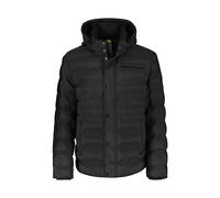 Steppjacke LERROS "Kapuzenjacke", Herren, Gr. M, schwarz, 100% Polyester, Jacken Steppjacke (82401217-M)