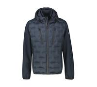 Steppjacke LERROS "LERROS Hybrid-Jacke in Grossen Grössen", Herren, Gr. 3XL, blau (blau night), 100% Polyester, Jacken Steppjacke, Atmungsaktiv, wasser- und windabweisend (75172453-XXXL) blau night
