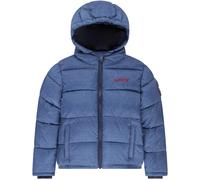 Steppjacke LEVI'S KIDS, Jungen, Gr. 10 (140), blau (marineblaus), Obermaterial: 100% Polyester, meliert, elastischer Bund, Jacken Steppjacke, Winterjacke for BOYS (87203936-10) marineblaus