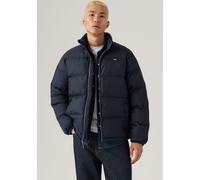 Steppjacke LEVI'S "PIEDMONT SHORT PUFFER", Herren, Gr. L, blau (navy blazer), Web, Obermaterial: 100% Polyester, unifarben, bequem hüftbedeckend, Rundhals, Jacken Steppjacke, mit Reißverschluss und St