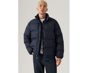 Steppjacke LEVI'S "PIEDMONT SHORT PUFFER", Herren, Gr. XXL, blau (navy blazer), Web, Obermaterial: 100% Polyester, unifarben, bequem hüftbedeckend, Rundhals, Jacken Steppjacke, mit Reißverschluss und