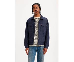 Steppjacke LEVI'S "RELAXED FIT PADDED", Damen, Gr. M, blau (peacoat), Obermaterial: 100% Polyester, relaxed fit, Jacken Steppjacke (35671258-M) peacoat