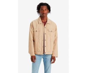 Steppjacke LEVI'S "RELAXED FIT PADDED", Herren, Gr. XL, braun (true chino), Obermaterial: 100% Polyester, relaxed fit, Jacken Steppjacke (78779642-XL) true chino