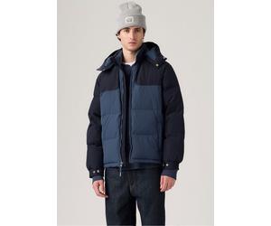 Steppjacke LEVI'S "ROCKRIDGE SHORT PUFFER", Herren, Gr. XL, blau (navy blazer), Web, Obermaterial: 100% Polyamid, regular fit hüftlang, Jacken Steppjacke, Winterjacke (87628230-XL) navy blazer