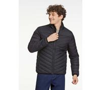 Steppjacke LINDBERGH "Lindbergh Wattierte Jacke", Herren, Gr. M, schwarz, Obermaterial: 100% Polyamid; Futter: 100% Polyester; Füllung: 100% Polyester, lässig geschnitten, Jacken Steppjacke (99047905-