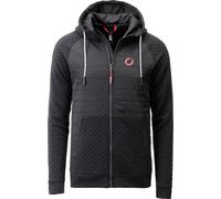 Steppjacke LPO "Edward 2", Damen, Gr. XXL, schwarz, 80% Polyester, 15% Viskose, 5% Elasthan; Ripstop 100% Polyester, regular fit, Bündchen, Jacken Steppjacke, mit Kängurutasche und Steppfleece (999998