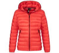 Steppjacke LPO "GILMOUR MELVILLE VI Women", Damen, Gr. 36/38 (M), rot, Web, 100% Polyester, figurbetont hüftbedeckend, mit innenliegendem Gummizug, Jacken Steppjacke, auch in Großen Größen erhältlich