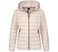 Steppjacke LPO "GILMOUR MELVILLE VI Women", Damen, Gr. 40 (M), beige (sand), Web, 100% Polyester, figurbetont hüftbedeckend, mit innenliegendem Gummizug, Jacken Steppjacke, auch in Großen Größen erhäl