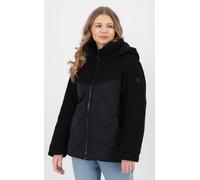 Steppjacke LPO "XAVIA WMN", Damen, Gr. 40 (M), schwarz, Web, 100% Polyester, tailliert hüftbedeckend, Jacken Steppjacke, hochgeschlossener Kragen mit Sherpa-Fleece (74927266-40) schwarz