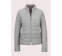Steppjacke MADELEINE "Steppjacke Feminine Wendesteppjacke, Material-Mix", Damen, Gr. 42, weiß (steingrau, wollweiß, hellamethyst, melange), Obermaterial: 80% Polyester PES. 20% Baumwolle CO., Modern, 
