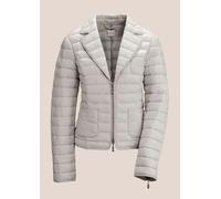 Steppjacke MADELEINE "Steppjacke Wattierte Damenjacke mit sportivem Touch", Damen, Gr. 34, blau (kitt), Obermaterial: 100% Polyamid PA., Modern, normal, Jacken Steppjacke, Zweiwege-Reissverschluß (308