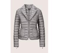 Steppjacke MADELEINE "Steppjacke Wattierte Damenjacke mit sportivem Touch", Damen, Gr. 38, grau (steingrau), Obermaterial: 100% Polyamid PA., Modern, normal, Jacken Steppjacke, Zweiwege-Reissverschluß