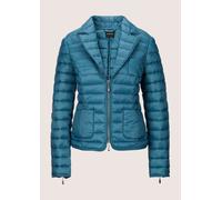 Steppjacke MADELEINE "Steppjacke Wattierte Damenjacke mit sportivem Touch", Damen, Gr. 42, blau (blaugrau), Obermaterial: 100% Polyamid PA., Modern, normal, Jacken Steppjacke, Zweiwege-Reissverschluß 