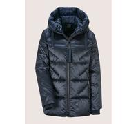 Steppjacke MADELEINE "Steppmantel Wattierte Outdoor-Jacke mit Kapuze, Stepp", Damen, Gr. 38, blau (marine), Obermaterial: 100% Polyester PES., Modern, normal, Jacken Steppjacke, mit Kapuze (37768934-3