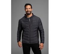 Steppjacke MAN'S WORLD, Herren, Gr. 3XL, grau (anthrazit), Web, Obermaterial: 100% Polyester. Futter: 100% Polyester. Wattierung: 100% Polyester, paspeliert, Jacken Steppjacke, mit Reißverschlusstasch