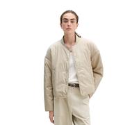Steppjacke MARC O'POLO, Damen, Gr. 38, linen beige, Web, Obermaterial: 100% Polyester. Futter: 100% Polyamid, regular fit normal, mit Schlitz, Jacken Steppjacke, regular mit wasserabweisender Oberfläc