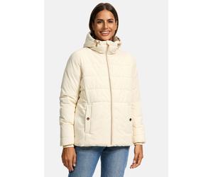 Steppjacke MARIKOO "Alemee", Damen, Gr. L, beige (cream), Obermaterial: 100% Polyester; Innenseite: 100% Polyester; Futter: 100% Polyester; Wattierung: 100% Polyester, Jacken Steppjacke, Mit warmen Fl