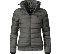 MARIKOO Damen Winter Steppjacke Poison Anthrazit Gr. XS