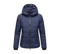 Steppjacke MARIKOO "Radaa", Damen, Gr. M, blau (navy), Obermaterial: 100% Polyester. Innenseite: 100% Polyester. Futter: 100% Polyester. Wattierung: 100% Polyester, Jacken Steppjacke, Mit Hohem und ge