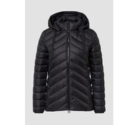 Outdoorjacke S.OLIVER, Damen, Gr. 40, schwarz, Steppware, Obermaterial: 100% Polyester. Futter: 100% Polyester, unifarben, casual, slim fit normal, Langarm elastischer Bund, Jacken, mit abnehmbarer Ka