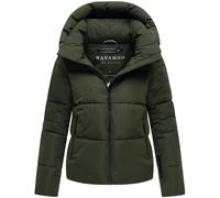 Steppjacke mit abnehmbarer Kapuze "Frostherz XIV" Dark Olive L
