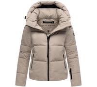 Steppjacke mit abnehmbarer Kapuze "Frostherz XIV" Light Taupe XXL