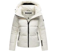 Steppjacke mit abnehmbarer Kapuze "Frostherz XIV" Offwhite XL