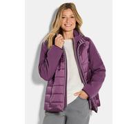 Steppjacke mit Ärmeln aus Softshell lila 42