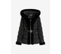 Steppjacke mit Fellimitat 40