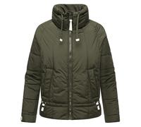 Steppjacke NAVAHOO "Luftzauber 14", Damen, Gr. XL (42), grün (olivgrün), Obermaterial: 100% Polyester; Innenfutter: 100% Polyester; Ärmelfutter: 100% Polyester; Wattierung: 100% Polyester, oversize hü