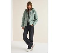 CECIL Damen 2005476 Steppjacke mit Kapuze, Smoke salvia, S