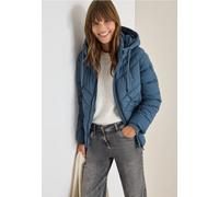 Steppjacke CECIL, Damen, Gr. XXL (46), blau (moonstone blau), Stoff, Obermaterial: 100% Polyester. Futter: 100% Polyester. Füllung: 100% Polyester, unifarben, normal hüftlang, ohne Ausschnitt, Bündche