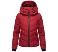 Winterjacke MARIKOO "Samuiaa XVI", Damen, Gr. L, rot (dunkelrot), Obermaterial: 100% Polyester; Futter: 100% Polyester; Wattierung: 100% Polyester; Ärmelfutter: 100% Polyester, Jacken, mit Kapuze, Top